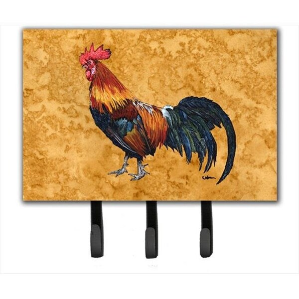 Carolines Treasures Carolines Treasures 8651TH68 6 x 9 In. Rooster Leash or Key Holder 8651TH68 - main